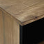 TV-skab med skuffe Brun 80 x 33,5 x 46 cm Massivt mangotræ