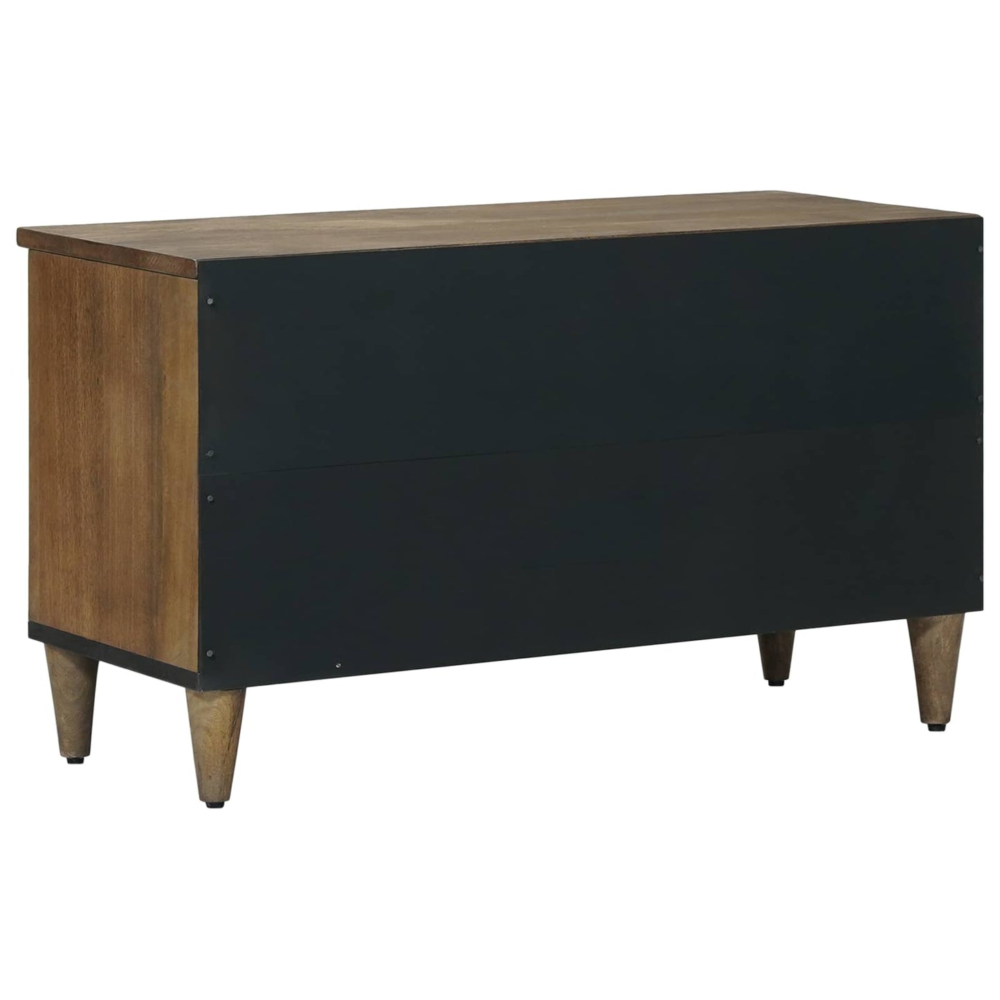 TV-skab med skuffe Brun 80 x 33,5 x 46 cm Massivt mangotræ