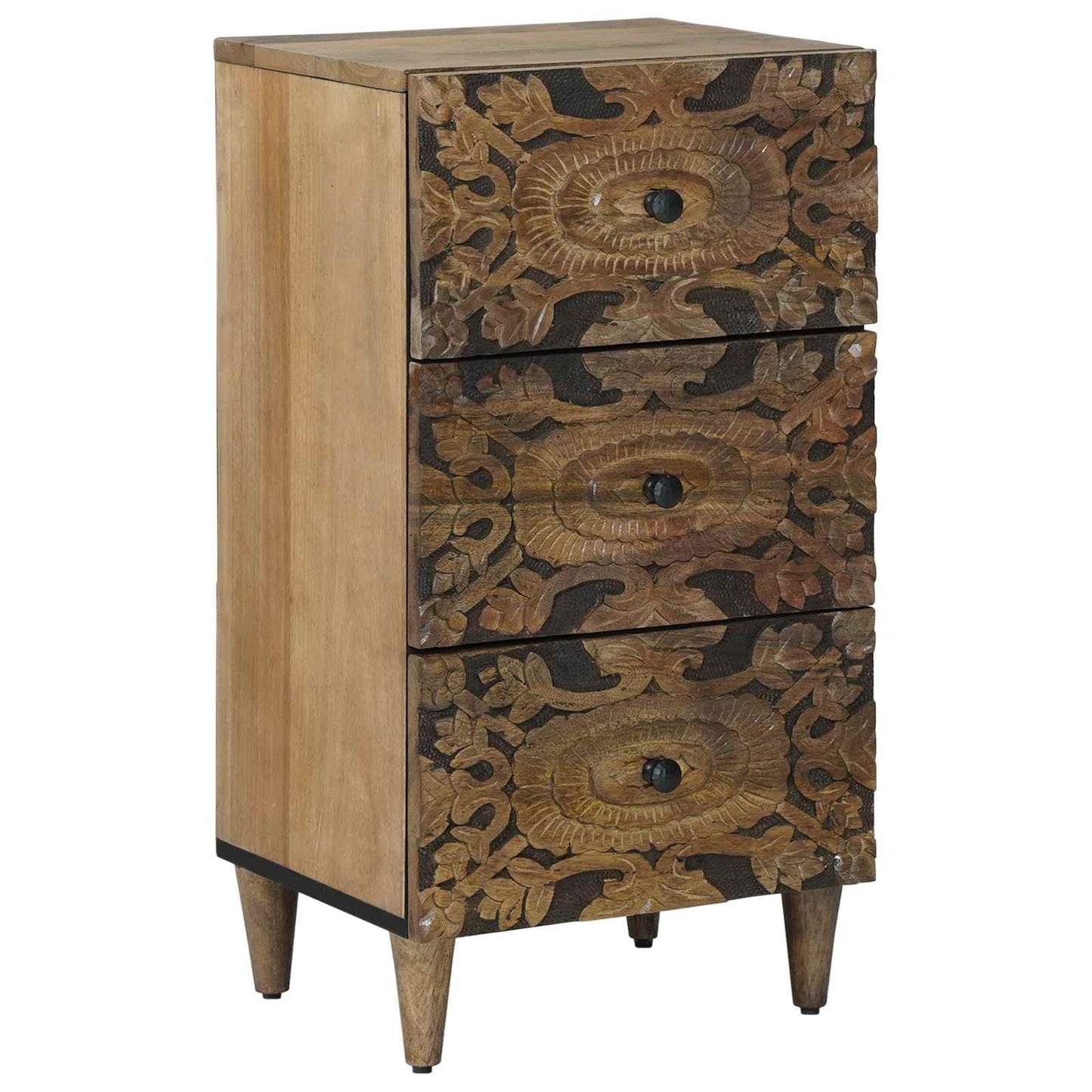 Sideboard Brun 40 x 33,5 x 75 cm Massivt mangotræ