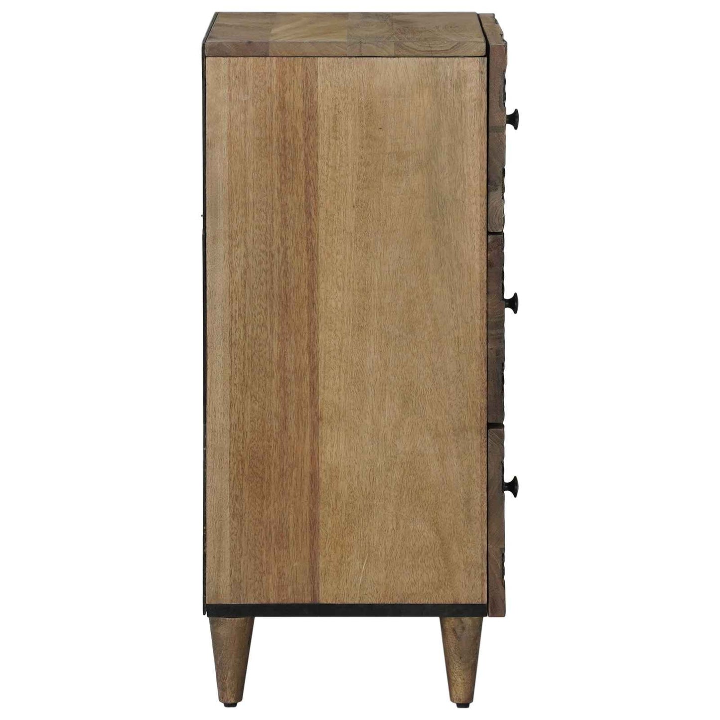 Sideboard med skuffe Brun 40 x 33,5 x 75 cm Massivt mangotræ