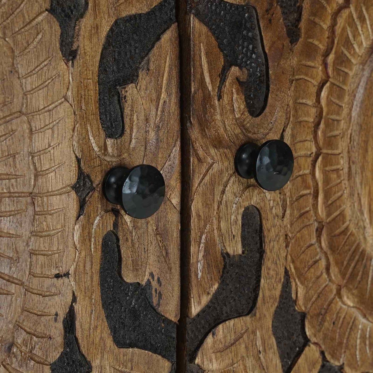 Sideboard med dør Brun 60 x 33,5 x 75 cm Massivt mangotræ