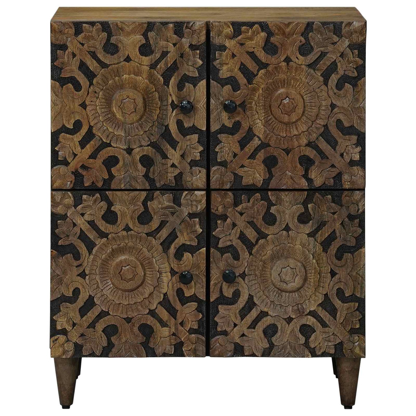 Sideboard med dør Brun 60 x 33,5 x 75 cm Massivt mangotræ