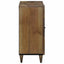 Sideboard med hylde Brun 90 x 33,5 x 75 cm Massivt mangotræ