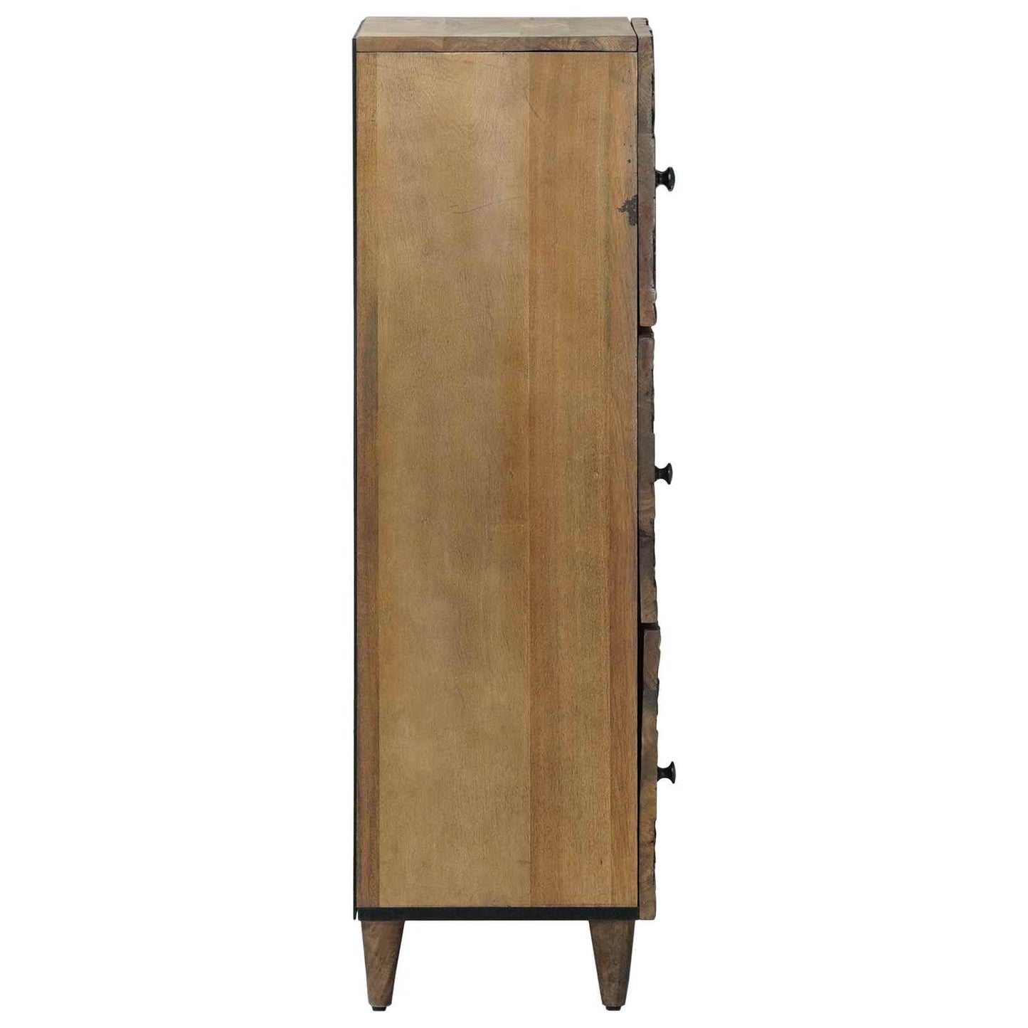 Høj Bord med hylde Brun 40 x 33,5 x 110 cm Massivt mangotræ
