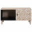 Sofabord Hvid 80 x 50 x 40 cm Massivt mangotræ