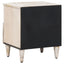 Sengekabinett 2 pcs Hvid 40 x 33 x 46 cm Massivt mangotræ