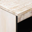 Sideboard med dør Hvid 60 x 33,5 x 75 cm Massivt mangotræ