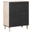 Sideboard med dør Hvid 60 x 33,5 x 75 cm Massivt mangotræ