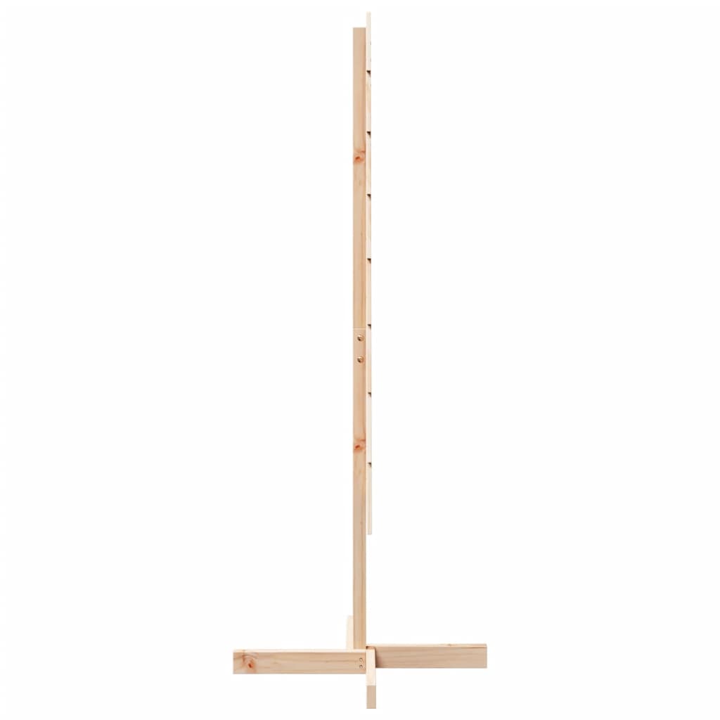 dekorativt juletræ til pynt 150 cm massivt træ