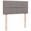 ottoman seng med madras 100x200 cm stof gråbrun
