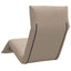 foldbar liggestol 175x54x8,5 cm oxfordstof gråbrun