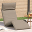 foldbar liggestol 175x54x8,5 cm oxfordstof gråbrun