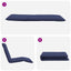 foldbar liggestol 175x54x8,5 cm oxfordstof marineblå
