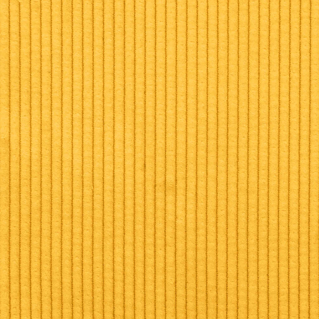 sofastol med armlæn 54 cm fløjlsstof lysegul
