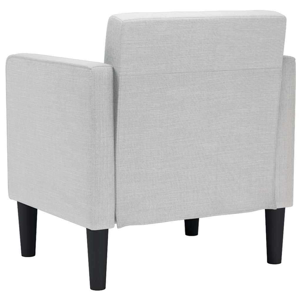 sofastol med armlæn 53 cm stof skygrå