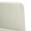 sofastol med armlæn 53 cm fløjl cremefarvet