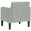 sofastol med armlæn 54 cm fløjl lysegrå