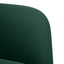 sofastol med armlæn 54 cm fløjl mørkegrøn