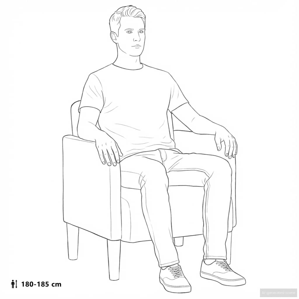 sofastol med armlæn 54 cm fløjl vinrød