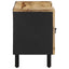 tv-bord 105x33,5x46 cm massivt ru mangotræ sort
