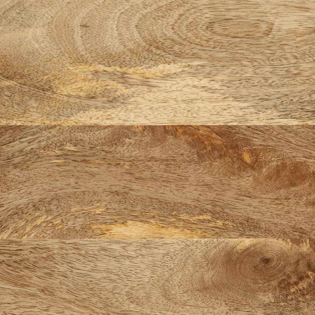 sengebord 40x33x46 cm massivt ru mangotræ sort