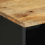 tv-bord 80x33,5x46 cm massivt ru mangotræ sort