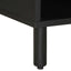 tv-bord 80x33,5x46 cm massivt ru mangotræ sort