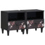 Sengebord 2 pcs Brun 40 x 33 x 46 cm Massivt mangotræ