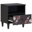 Sengebord 2 pcs Brun 40 x 33 x 46 cm Massivt mangotræ