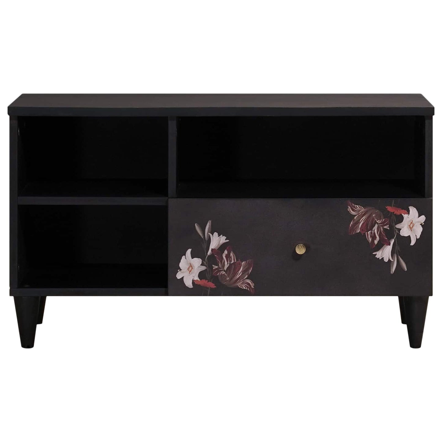 Opbevaringsskabe Flerfarvet 80 x 33,5 x 46 cm Massivt mangotræ