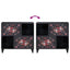 Opbevaringsskabe Flerfarvet 80 x 33,5 x 75 cm Massivt mangotræ