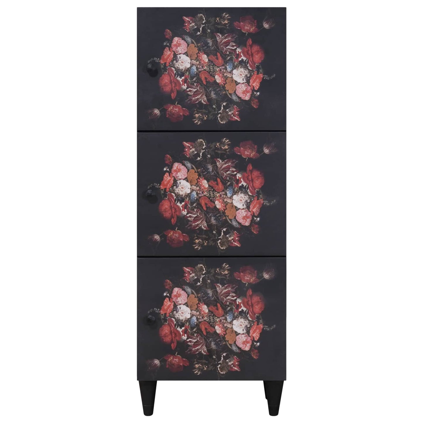 Opbevaringsskabe Flerfarvet 40 x 33,5 x 110 cm Massivt mangotræ