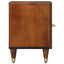 Sengebord med Dør 2 pcs Honningbrun 40 x 33 x 46 cm