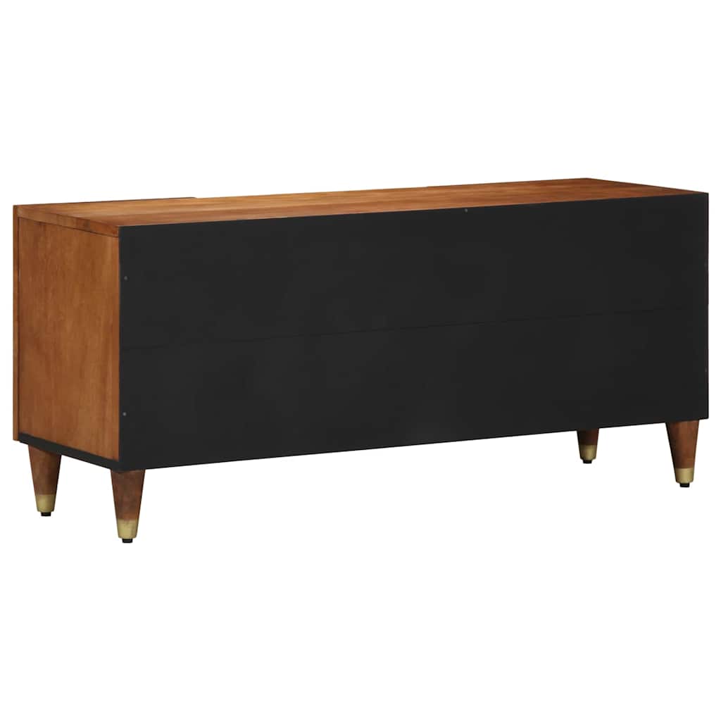 TV-skab med hylde Honningbrun 105 x 33 x 46 cm Massivt mangotræ