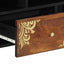 TV-skab med hylde Honningbrun 100 x 33 x 46 cm Massivt mangotræ