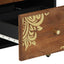 Sideboard med skuffe Brun 40 x 33 x 75 cm Massivt mangotræ