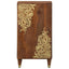 Sideboard med hylde Brun 40 x 33 x 75 cm Massivt mangotræ