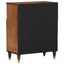 Sideboard med hylde Brun 60 x 33 x 75 cm Massivt mangotræ