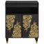 Sideboard med hylde Sort 60 x 33 x 75 cm Massivt mangotræ