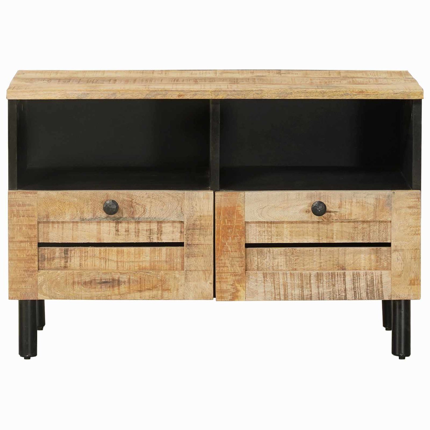 Opbevaringsskabe Naturfarvet 70 x 33 x 46 cm Massivt mangotræ