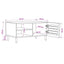 Sofabord Naturfarvet 80 x 50 x 40 cm Massivt mangotræ