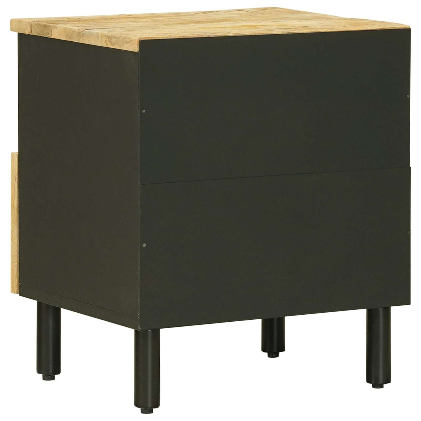 Sengebord 2 pcs Brun 40 x 33 x 46 cm Massivt mangotræ