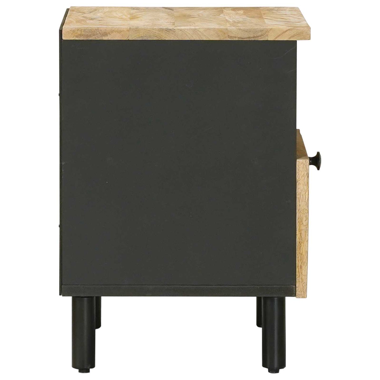 Sengebord 2 pcs Brun 40 x 33 x 46 cm Massivt mangotræ
