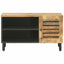Opbevaringsskabe Naturfarvet 80 x 33 x 46 cm Massivt mangotræ