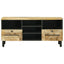 Opbevaringsskabe Naturfarvet 100 x 33 x 46 cm Massivt mangotræ