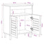 Opbevaringsskabe Naturfarvet 60 x 33 x 75 cm Massivt mangotræ