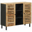 Opbevaringsskabe Naturfarvet 90 x 33 x 75 cm Massivt mangotræ