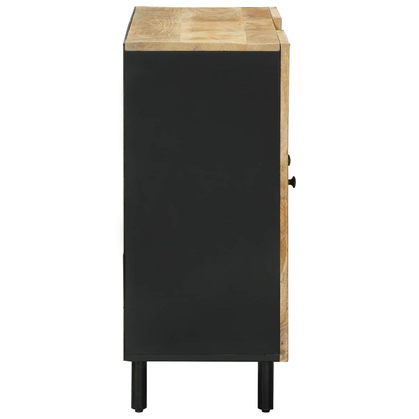 Opbevaringsskabe Naturfarvet 90 x 33 x 75 cm Massivt mangotræ