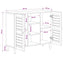 Opbevaringsskabe Naturfarvet 90 x 33 x 75 cm Massivt mangotræ