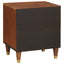 Natskab 2 pcs Brun 40 x 33,5 x 46 cm Massivt akacietræ